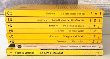 8 libri di G. Simenon - Le inchieste di Maigret
