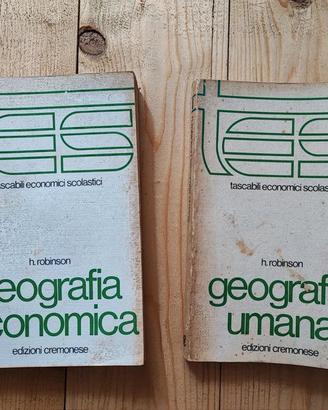 Geografia economica e Geografia umana - H. Robinso