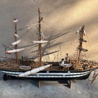 Modello navale Amerigo Vespucci artigianale