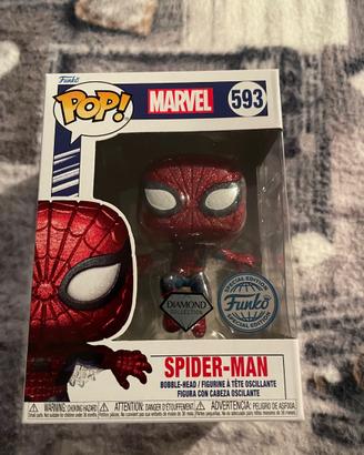 Funko Pop! Spider-Man Diamond raro n. 593
