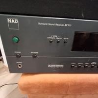 amplificatore Nad av 711 ricambi revisione 
