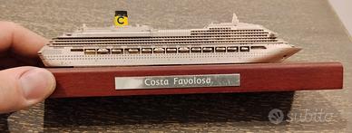 MODELLINO NAVE IN METALLO COSTA CROCIERE 