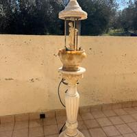 Lampada a pioggia a olio vintage