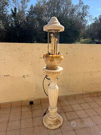 Lampada a pioggia a olio vintage