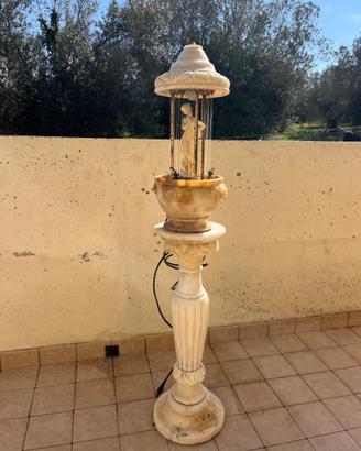 Lampada a pioggia a olio vintage