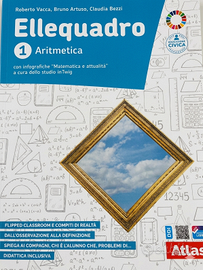 Ellequadro 1 Aritmetica e Geometria Vol.1 + EBook