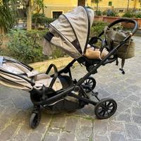 Passeggino gemellare CAVOE AVEC - Usato 2 volte!