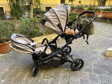Passeggino gemellare CAVOE AVEC - Usato 2 volte!