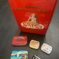 Scatole in latta “Soverini e Amarelli”