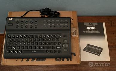 Tastiera generatore di caratteri JVC J con manuale