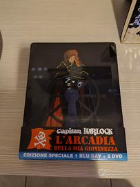 capitan Harlock blu ray- dvd