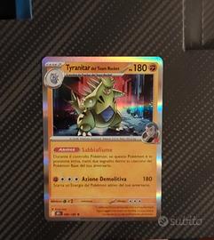 carta pokemon tyranitar del team rocket holo