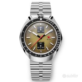 Cronografo Bullhead Seagull St19 meccanico nuovo

