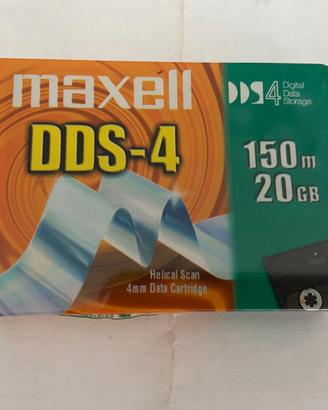 cassette cartridge dati Maxell DDS-4 150M/20GB