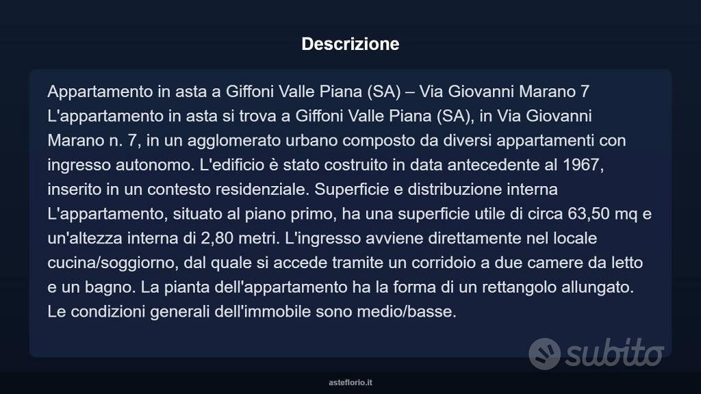 Appartamento – Giffoni Valle Piana, Salerno - Vista 5