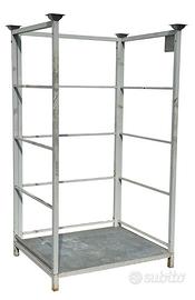 Contenitori pedane sovrapponibili a 3 sponde