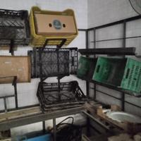 Scaffalatura porta cassette in ferro