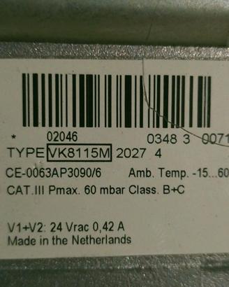 Honeywell vk8115m 2027 valvola gas usata