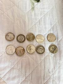 Monete 500 lire anni 1958-1966