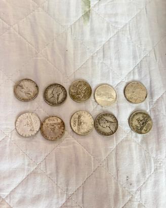 Monete 500 lire anni 1958-1966