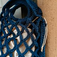 borsa mesh bag uncinetto 