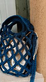 borsa mesh bag uncinetto 