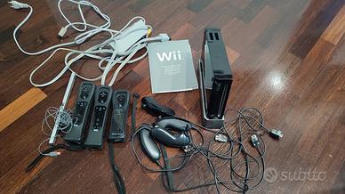 Wii rossa nera e bianca 