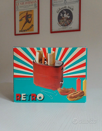 Tostapane hot dog vintage rosso