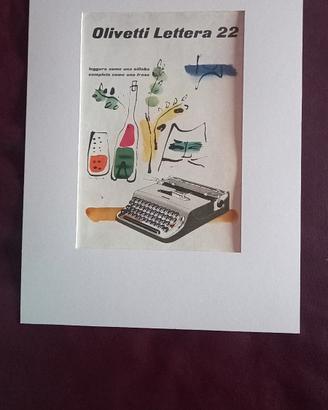 Pubblicita' Olivetti lettera 22
