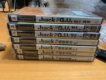 PS 2 hack Vol. 1 2 3 4 e hack G.U. Vol. da 1 2 3