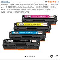 Set toner compatibili HP 207X / 207