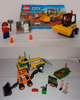 LEGO 60072+10683 (Cantiere e Lavori stradali)