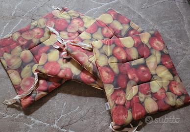 4 cuscini sedie 40x40