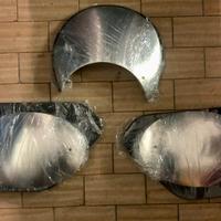 Tabelle in alluminio satinato moto guzzi V7