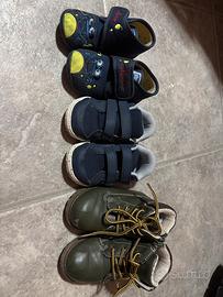 Set scarpe e pantofole asilo numero 23