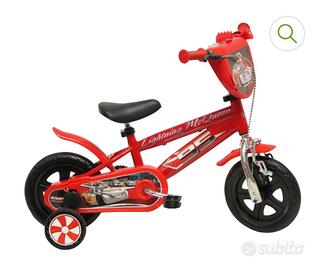 Bici 10 Cars saetta mcqueen 