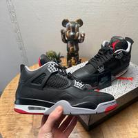 Air Jordan 4 Retro Nero Rosso 44