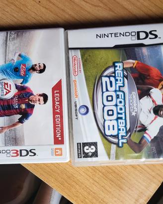 Lotto giochi calcio Nintendo Real Football + FIFA