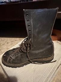 Anfibi stivaletti da lancio paracadutisti folgore