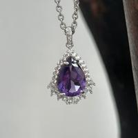 Ciondolo Ametista in argento 925s