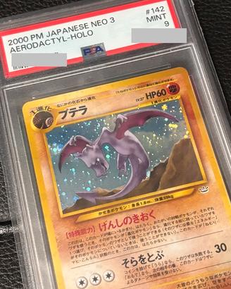 Pokemon Aerodactyl neo jap PSA9 holo
