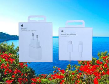 Alimentatore Apple 20W + cavo x iPhone 14 13 12