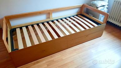 letto singolo in frassino 