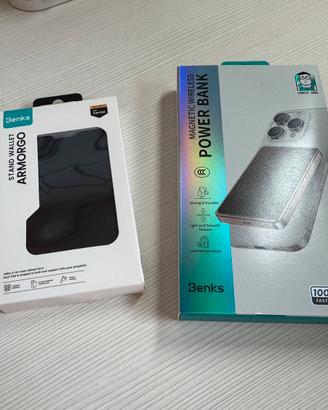 Power Bank MagSafe 10000 + Portafoglio Benks