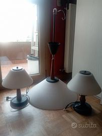 lampadario e abat jour, solo ritiro a mano 