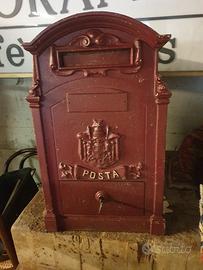 cassetta postale ghisa vintage
