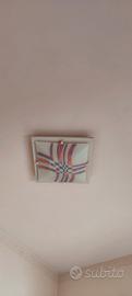 n. 2 plafoniere a soffitto in vetro