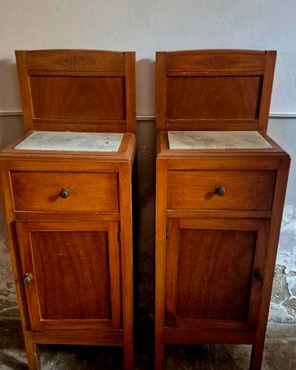Coppia comodini vintage primi 900