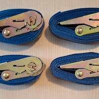 4 cinghie di ancoraggio a cricchetto da 3 m