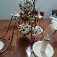 lampadario in ceramica antico